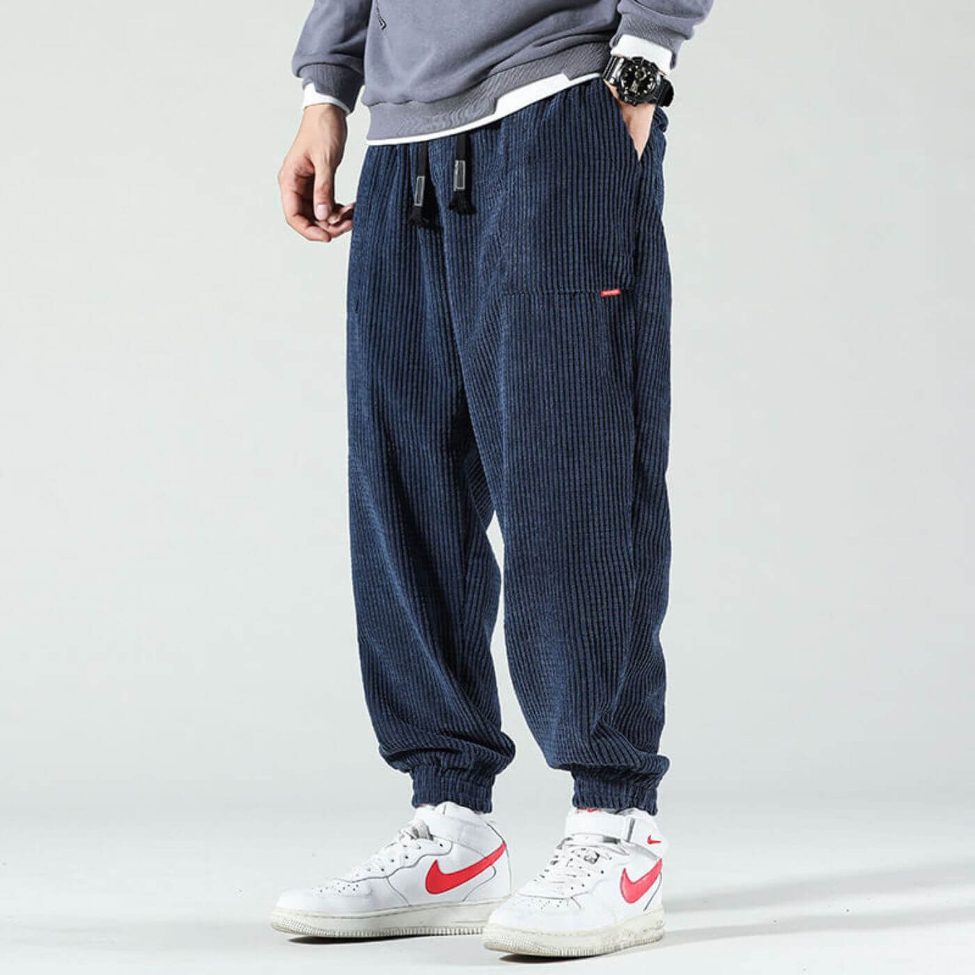 Kasper – Stijlvolle corduroy joggers
